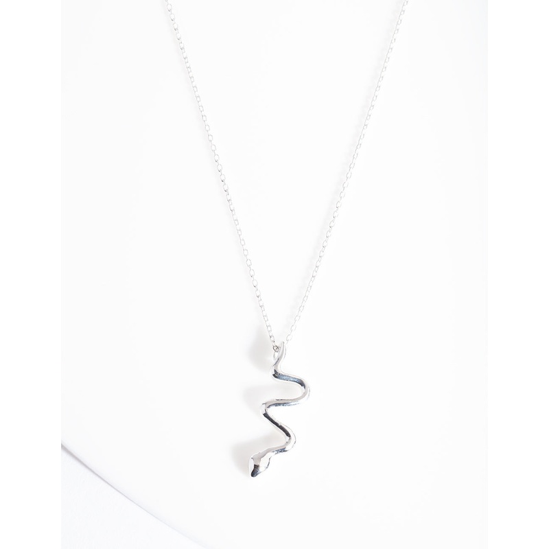 Sterling Silver Snake Necklace