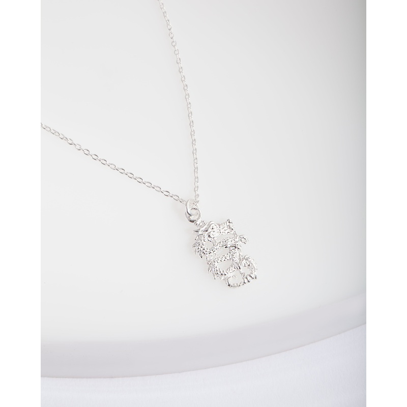 Sterling Silver Dragon Necklace