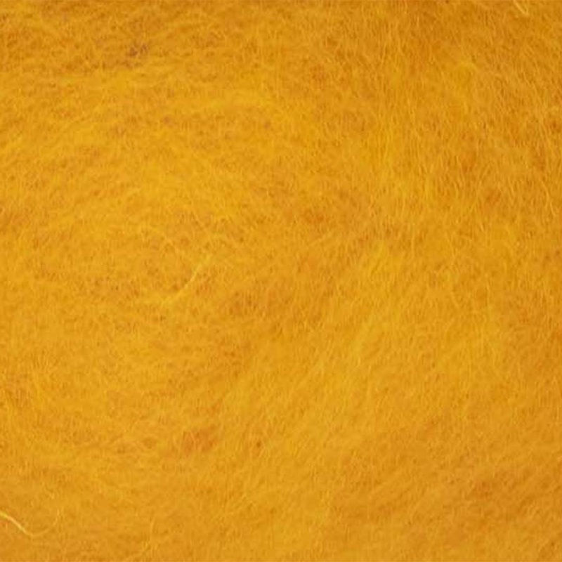 Carded NZ Wool For Needle Felting Batts – Curry #13