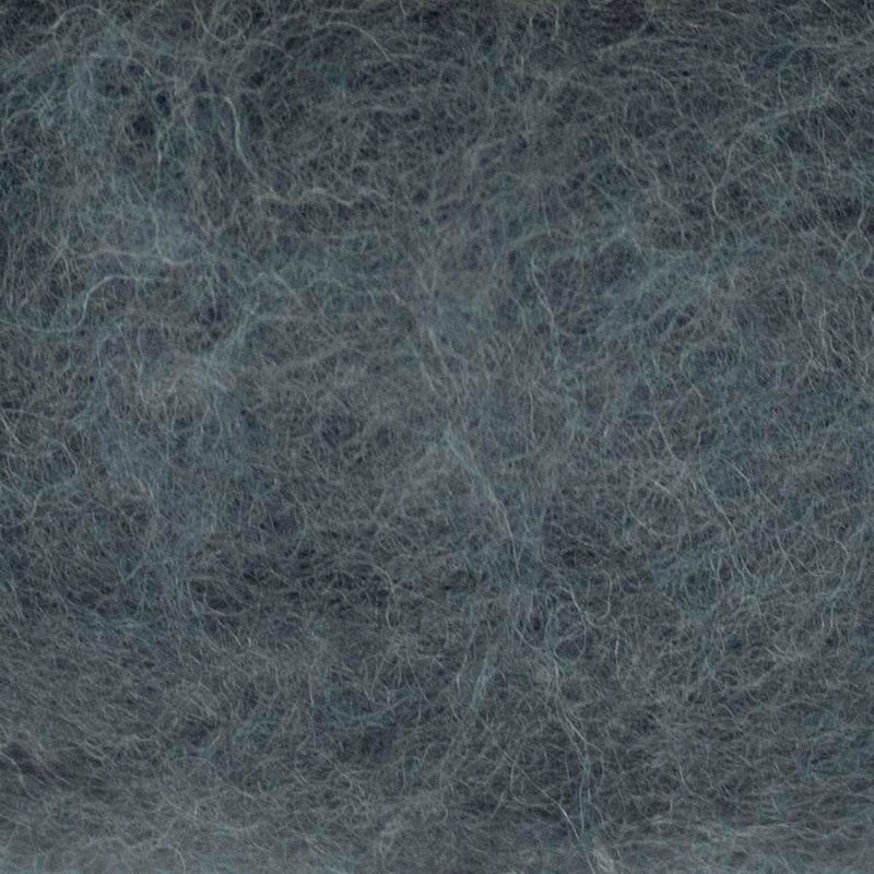 Carded NZ Wool For Needle Felting Batts – Granite Grey #10