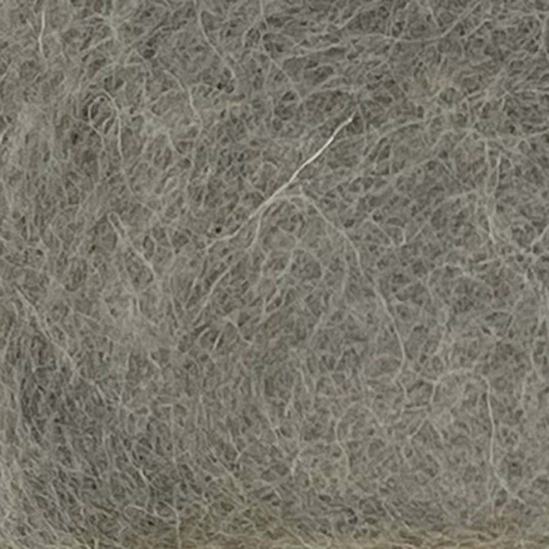Carded NZ Wool For Needle Felting Batts – Mid Grey #09
