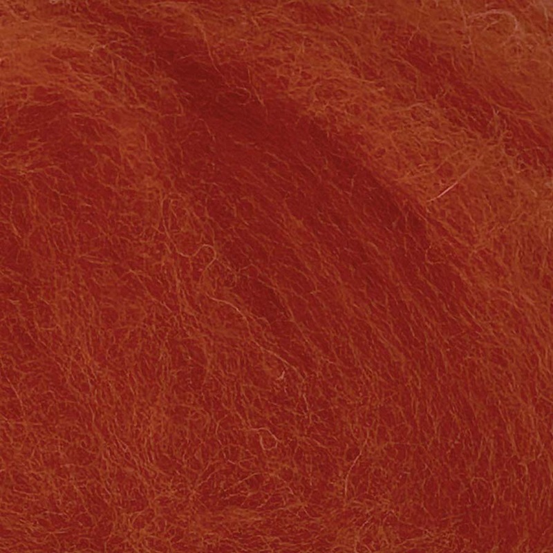 Carded NZ Wool For Needle Felting Batts – Burnt Orange #36