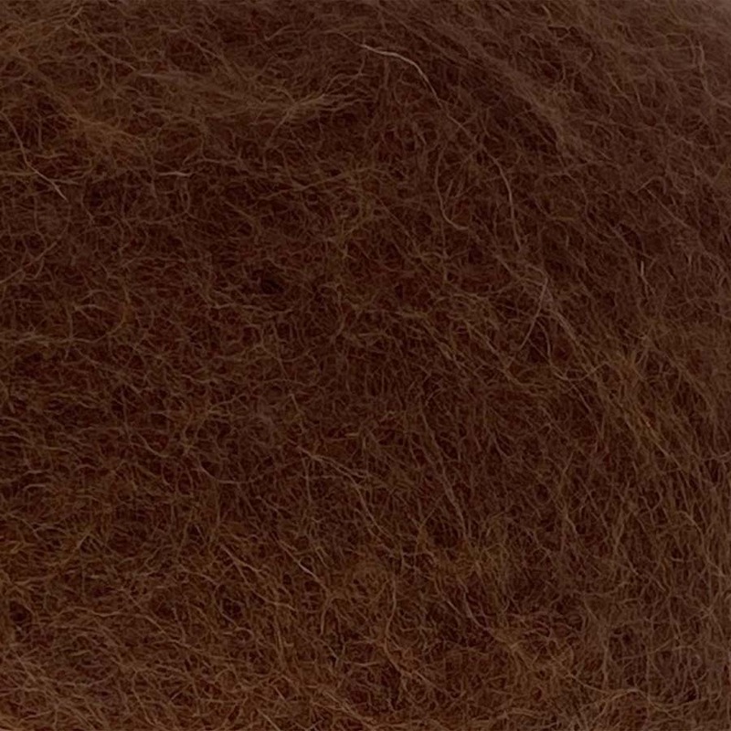 Carded NZ Wool For Needle Felting Batts – Dark Chocolate #43
