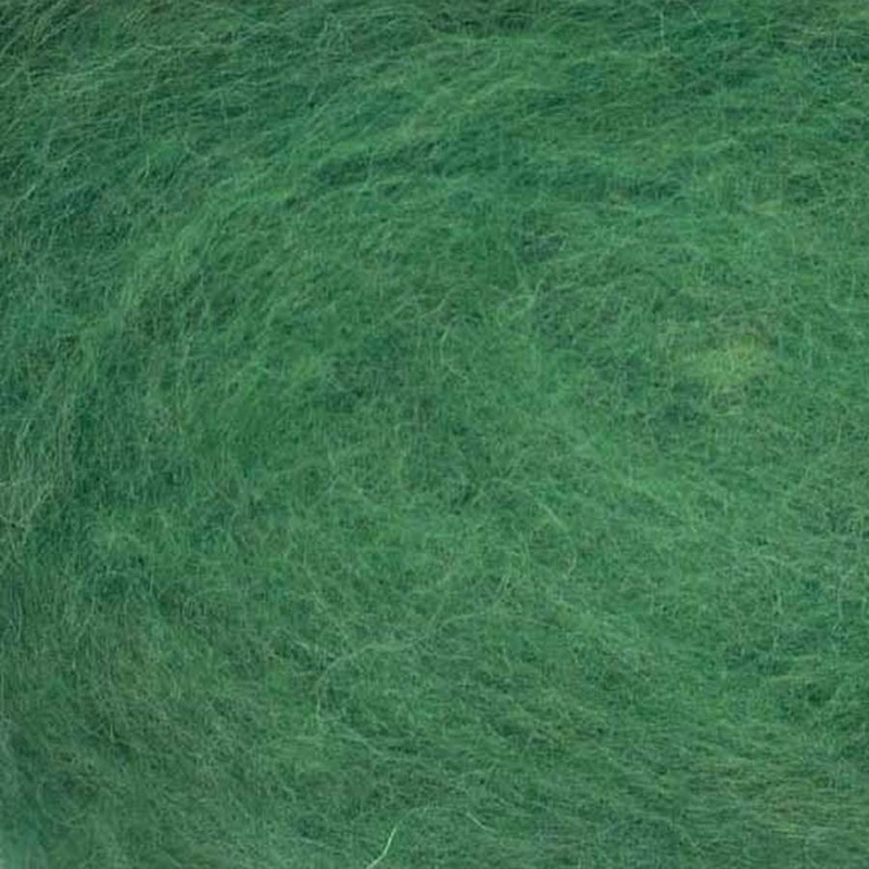 Carded NZ Wool For Needle Felting Batts – Emerald #67