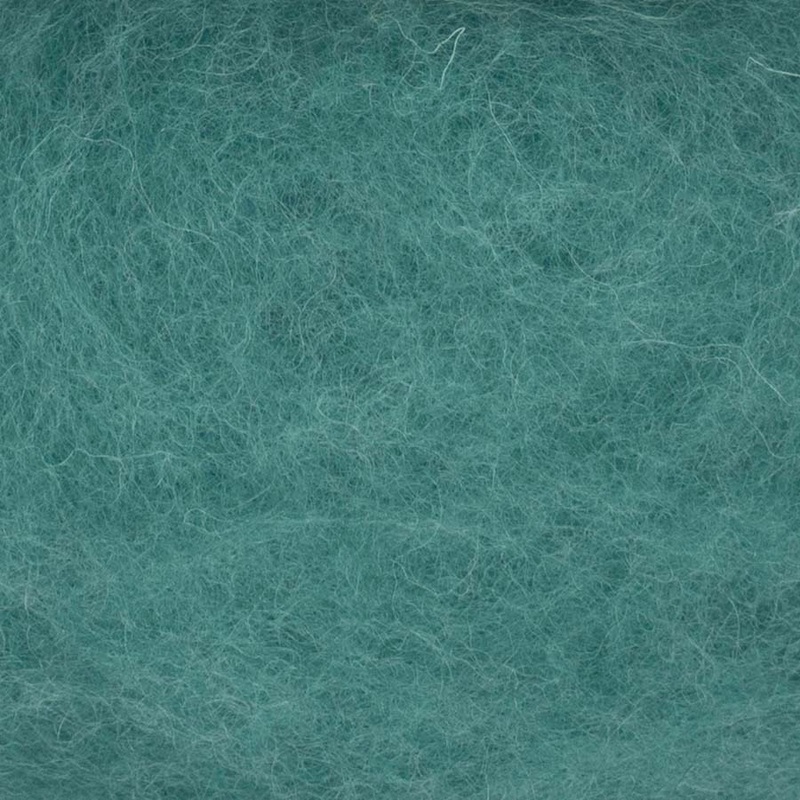 Carded NZ Wool For Needle Felting Batts – Turquoise #64