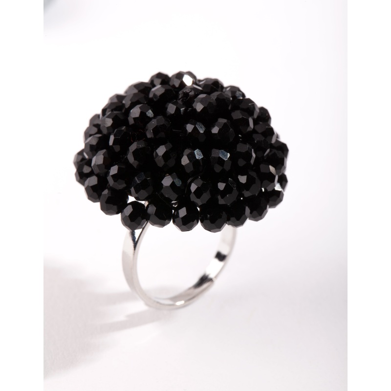 Coated Metal Facet Dome Ring