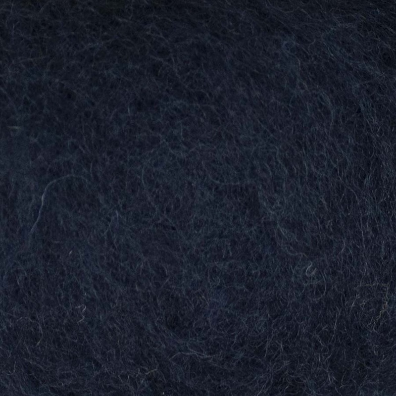 Carded NZ Wool For Needle Felting Batts – Midnight Blue #85