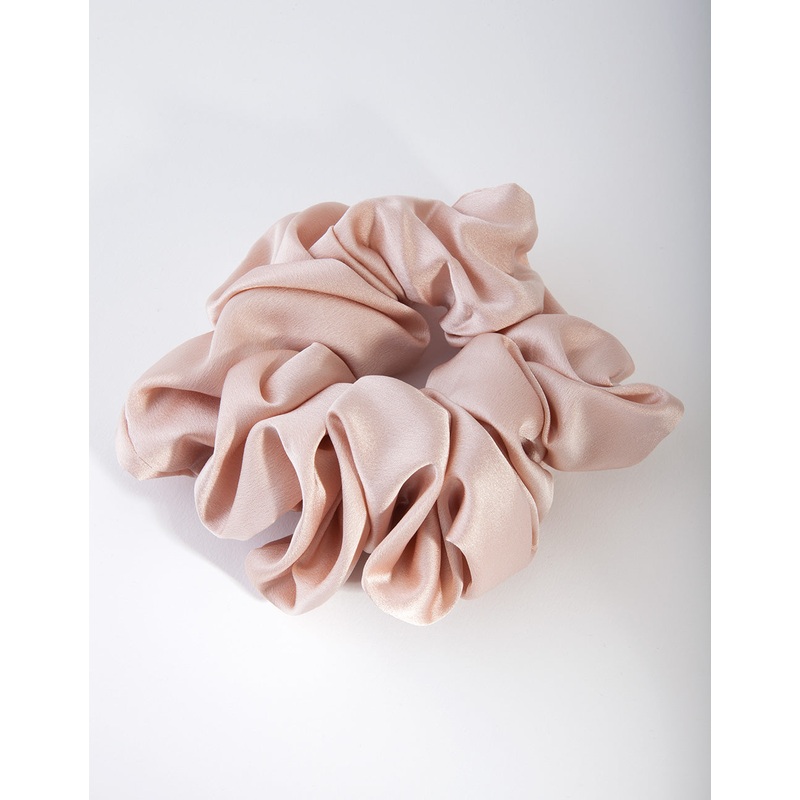 Cream Large Scrunchie