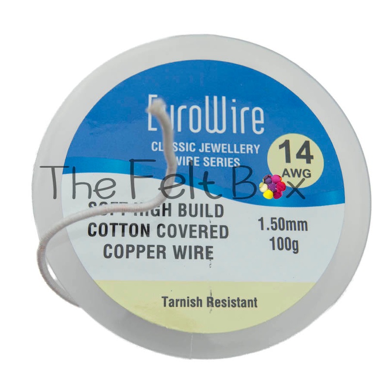 Armature Wire Cotton Covered for Needle Felting Copper Craft Wire 1.5mm 4m