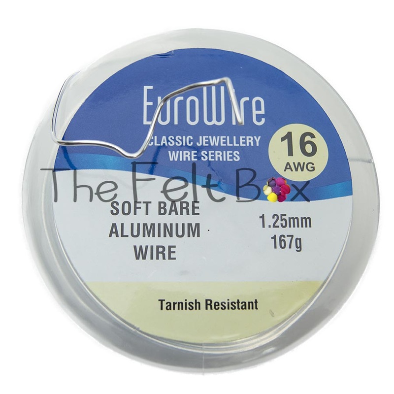 Armature Wire Soft Aluminium Needle Felting Modelling Craft Wire 1.25 mm 50m