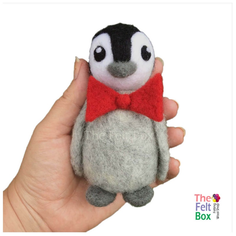 Needle Felting Kit- Pip’s Penguin Parade by Sarah Brown. Makes Four