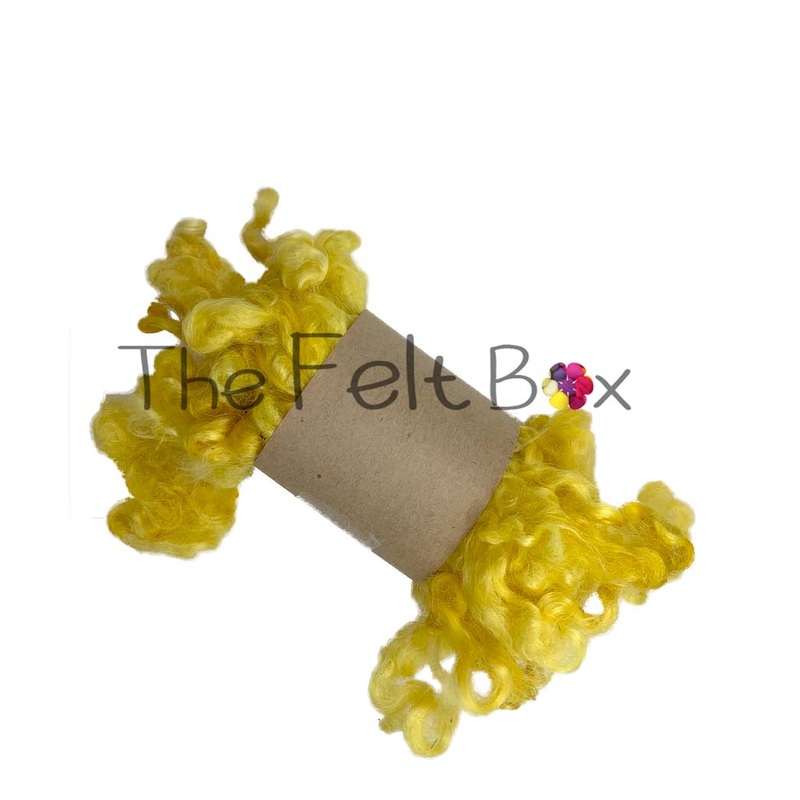 Wool Locks, Fleece Wensleydale Yellow 20 g