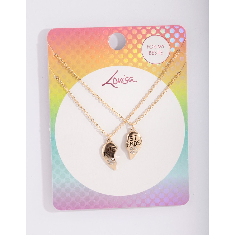 Kids Gold BFF Necklace Pack