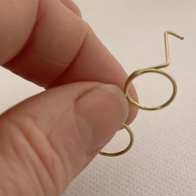 Spectacles Glasses  for Needle Felted Animals W 56 40 32 mm