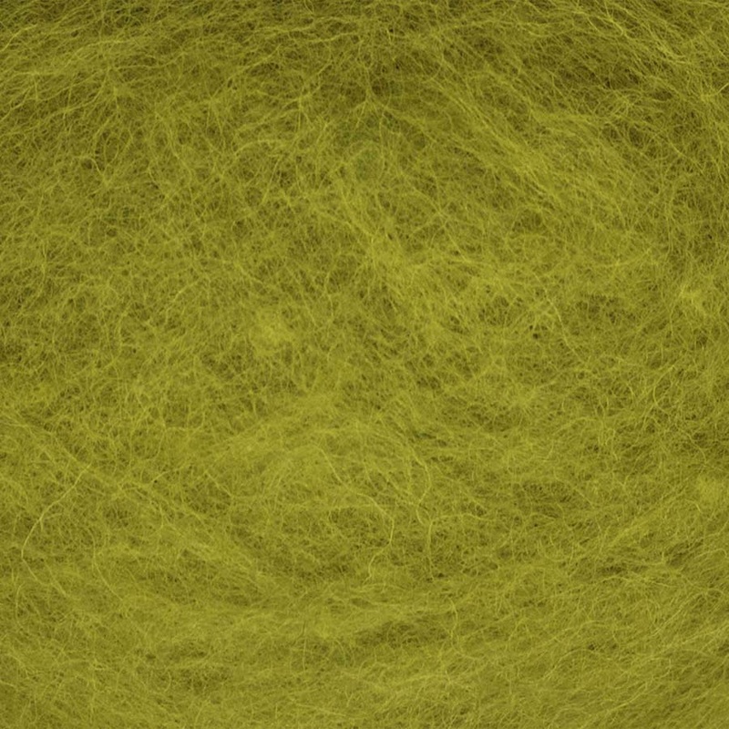 Carded NZ Wool For Needle Felting Batts – Olive #77
