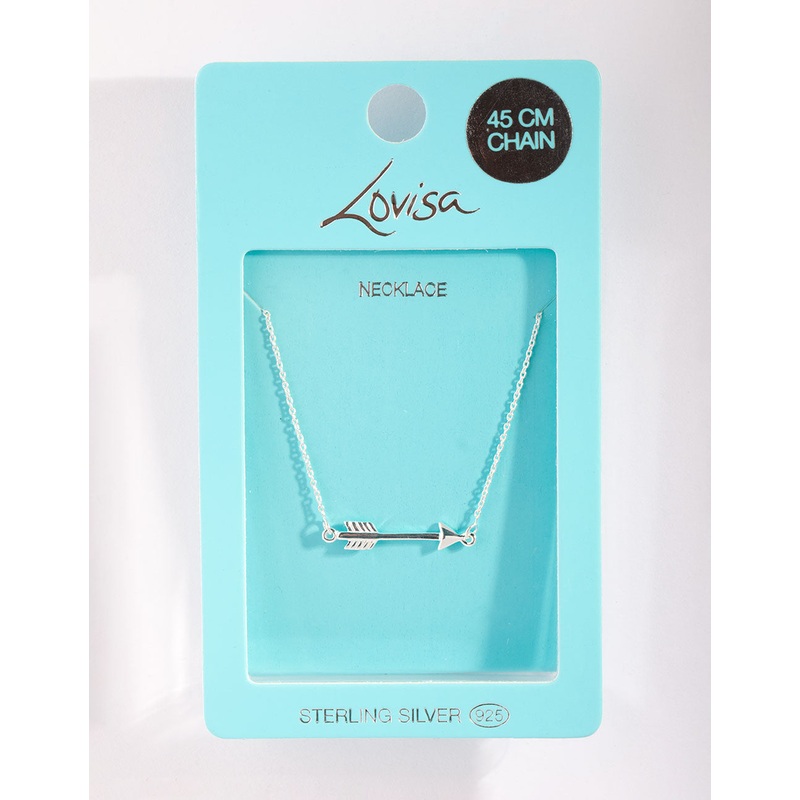 Sterling Silver Arrow Necklace