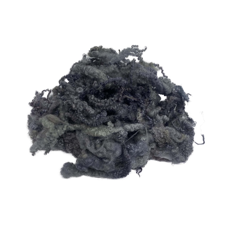 Stormy Blue-Grey Bluefaced Leicester Wool Locks (66) | 14g Fleece