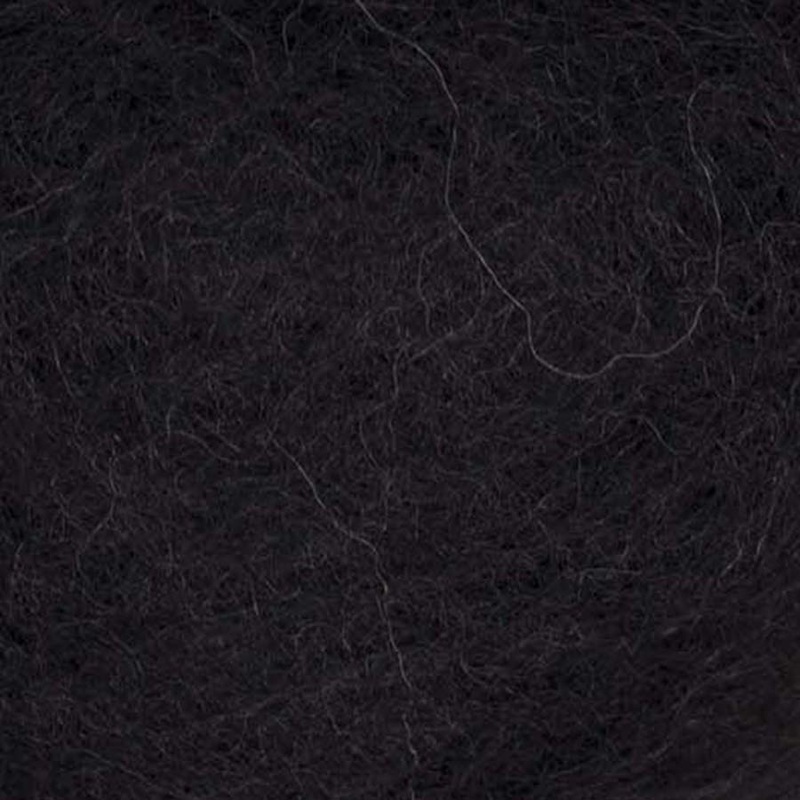 Carded NZ Wool For Needle Felting Batts – Black #08