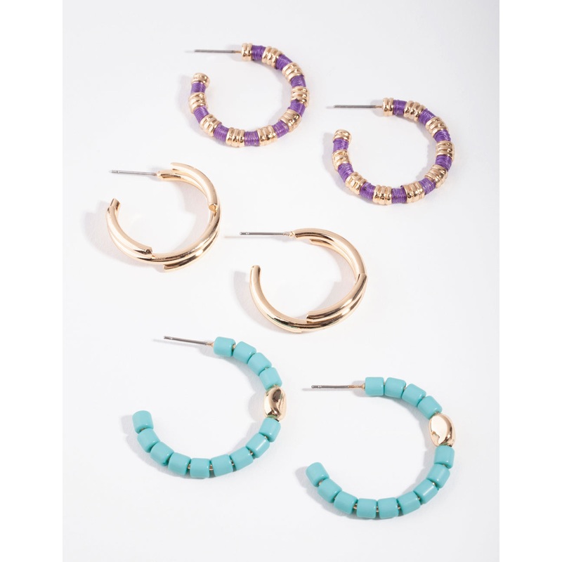 Gold Boho Vibe Pack Earring