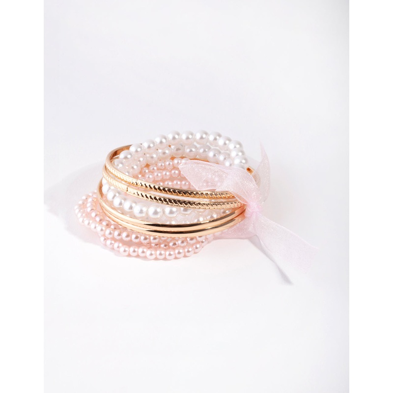 Kids Gold Pearly Baby Mixed Wrist