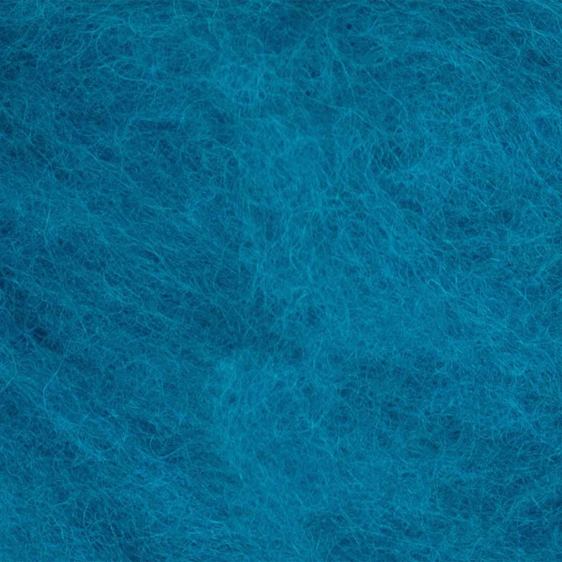 Carded NZ Wool For Needle Felting Batts – Turquoise Blue #96