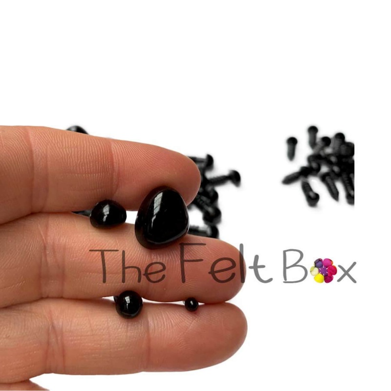 Eyes and Noses  for Needle Felted Animals, Set  of 20