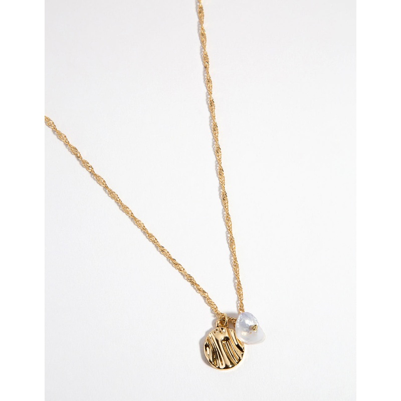 Gold Plated Medium Box Chain Necklace