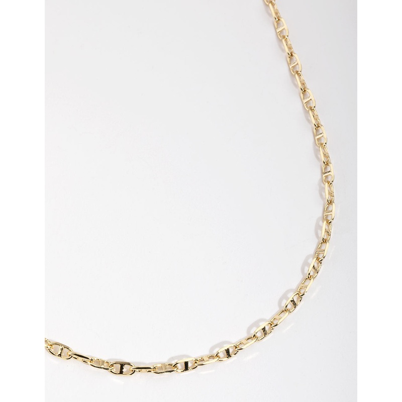 Gold Plated Mariner Chain Necklace