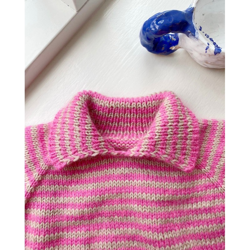 Stripe Overload Polo Kid|Dansk|English