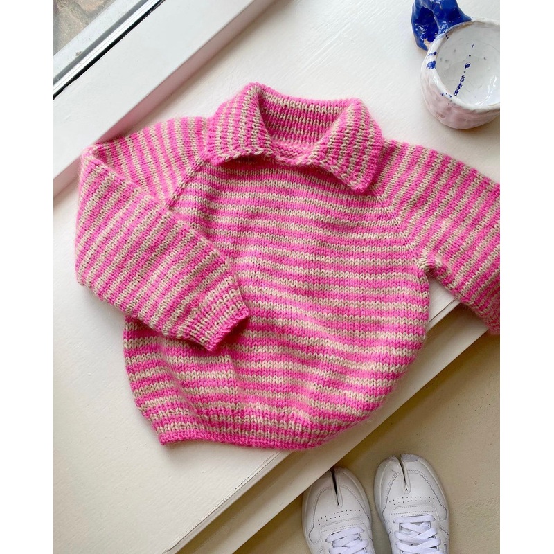 Stripe Overload Polo Kid|Dansk|English