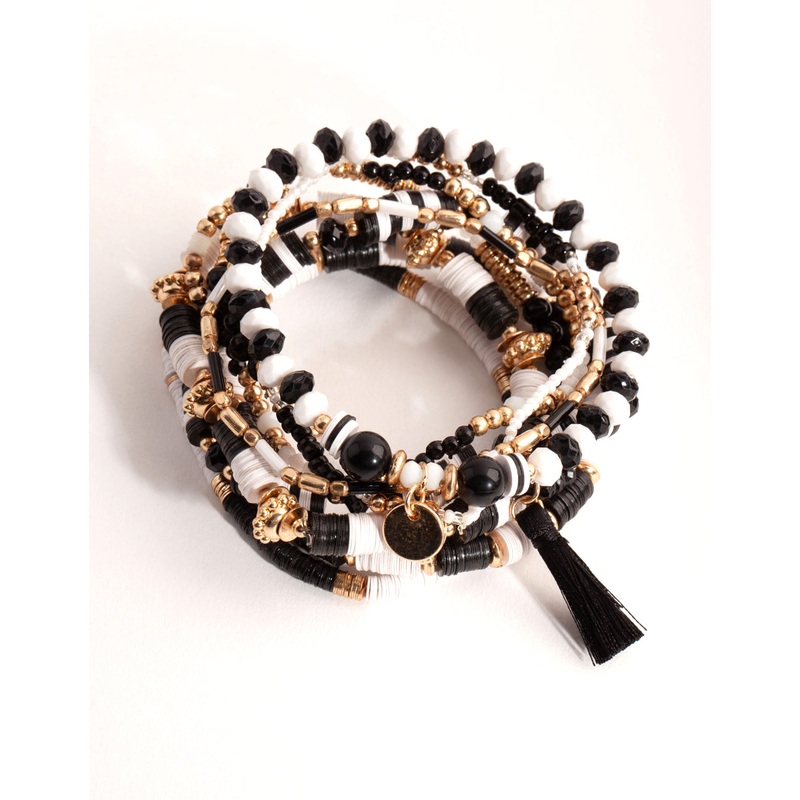 Gold Stretch Multi Bracelet