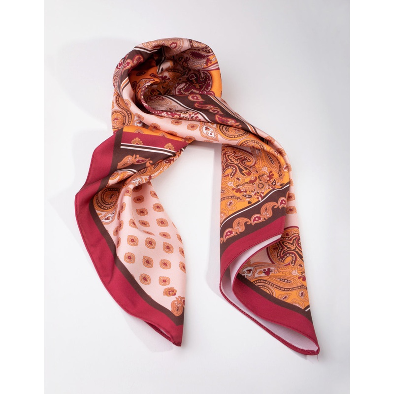 Fabric Paisley Scarf