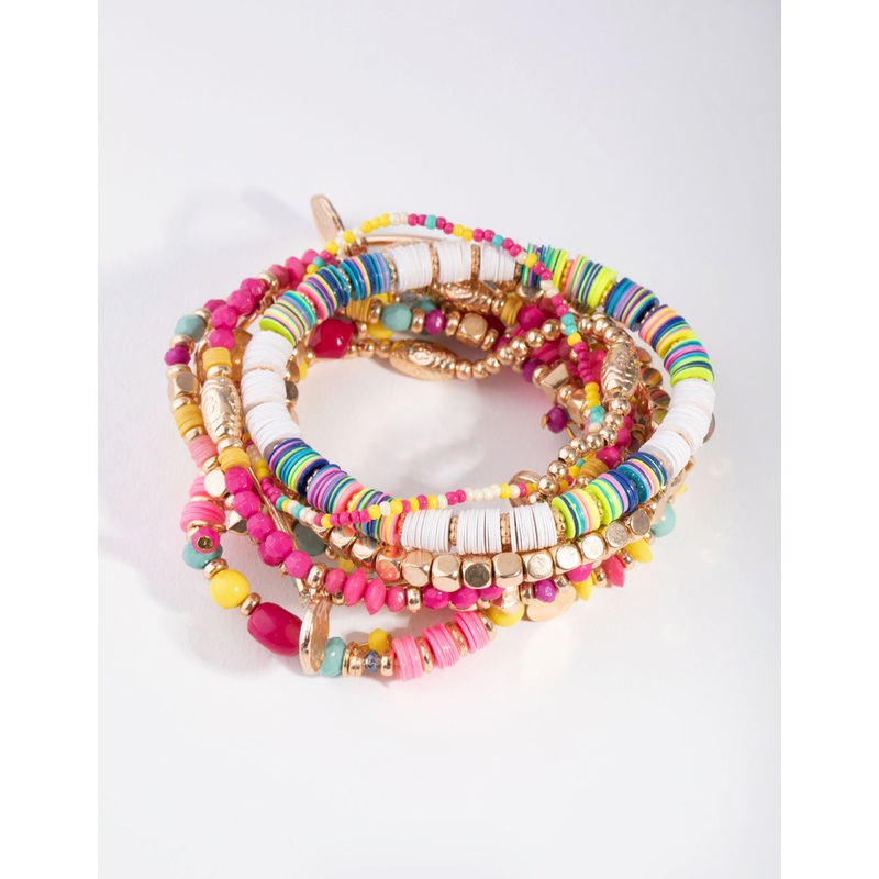 Gold Stretch Multi Bracelets