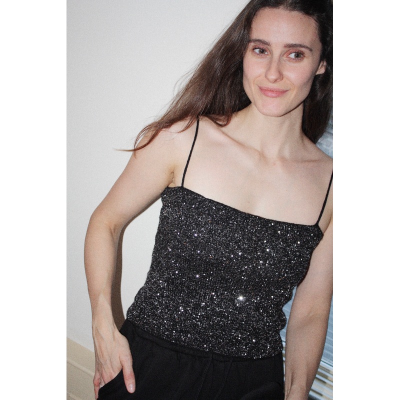 99 Sequins Top|Dansk|Engelsk|Tysk
