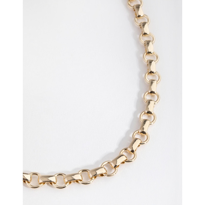 Gold Plated Small Rolo Necklace