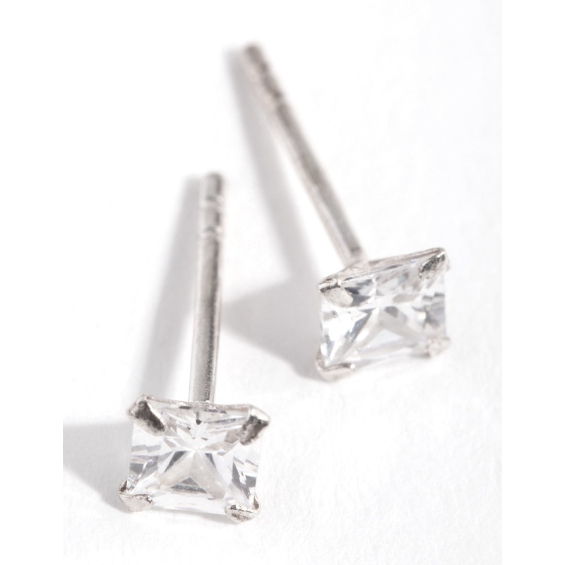 Sterling Silver 0.5ct Cubic Zirconia Earrings