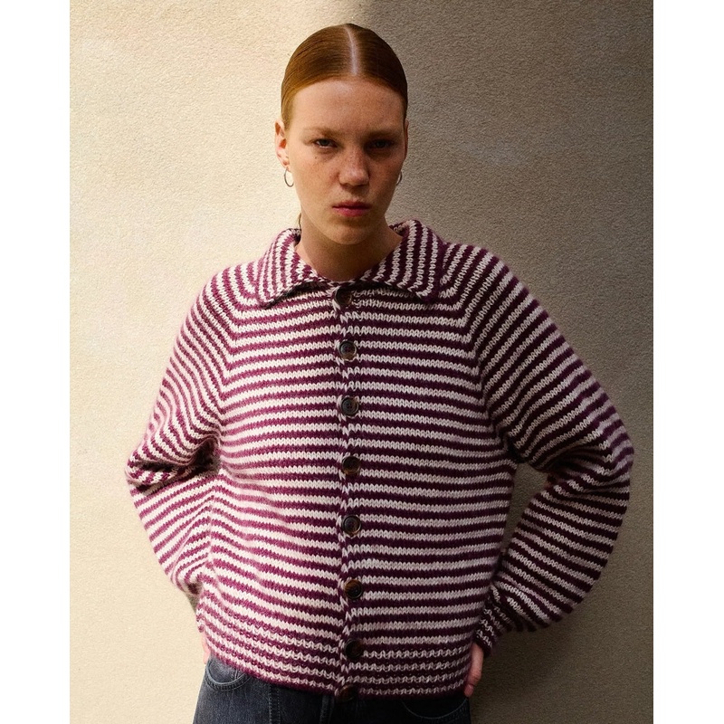 Stripe Overload Cardi|Dansk|Engelsk|Tysk|Svensk|Norsk