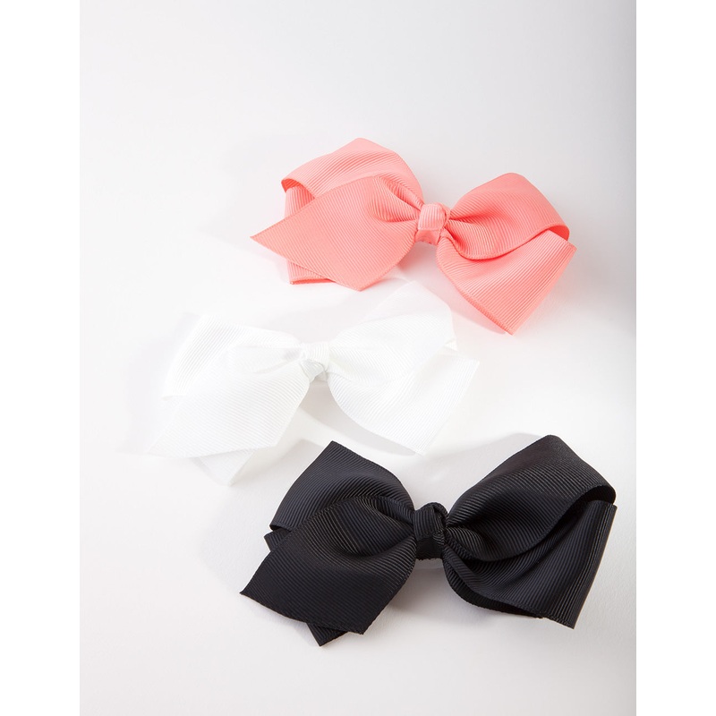 Kids Small Bow Clip Pack