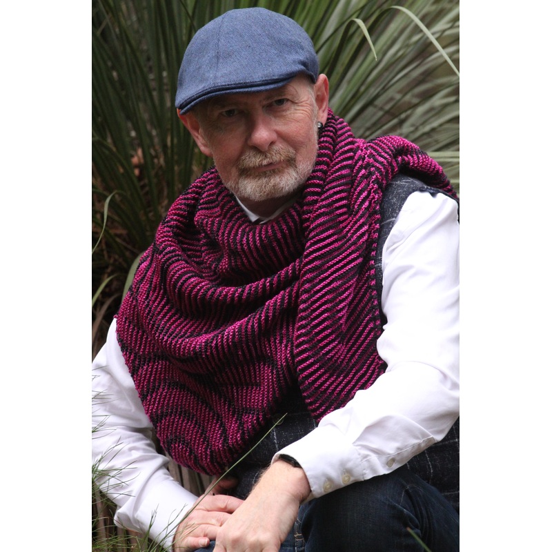 Geo Two Shadow Shawl Pattern – Download