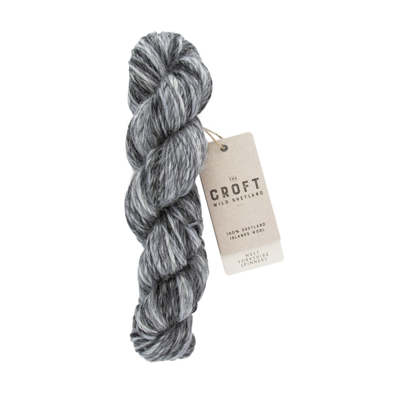 The Croft Wild Shetland Aran Roving – Stormy Skies