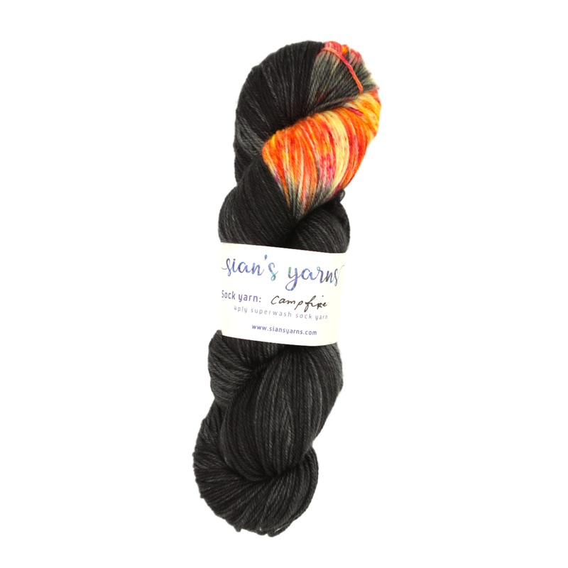 4ply Sock Yarn – Campfire