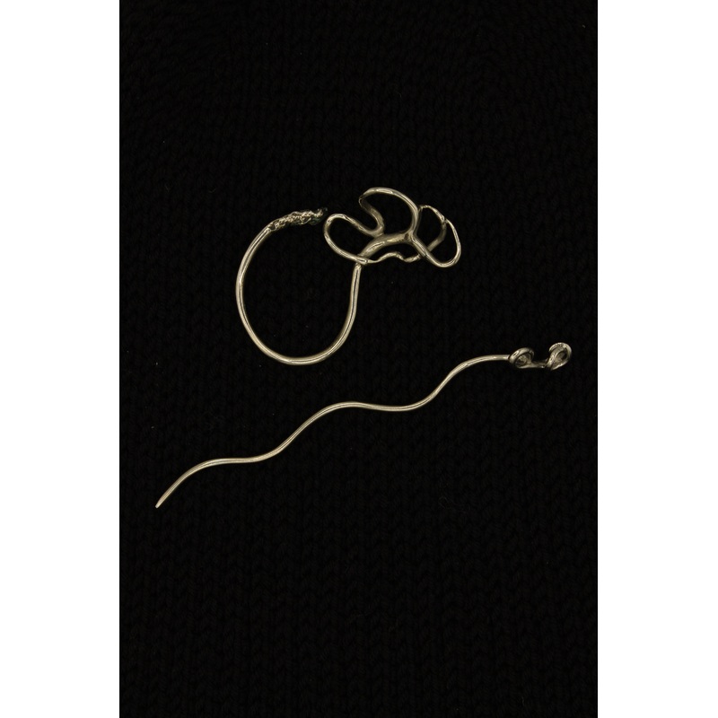 Shawl Pin – Wild Grape Tendril