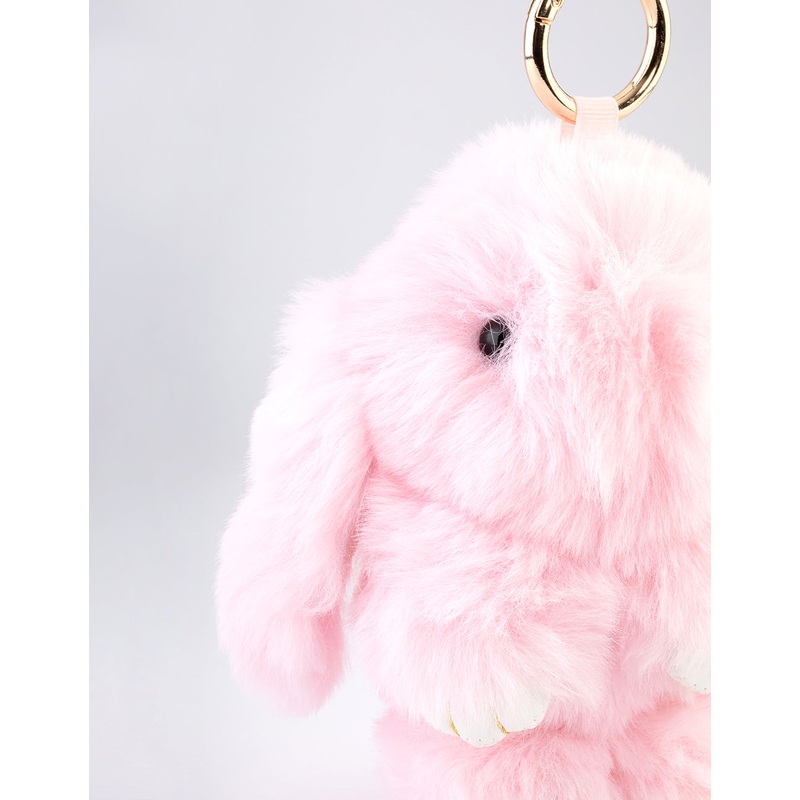 Kids Fabric Large Bunny Key Ring