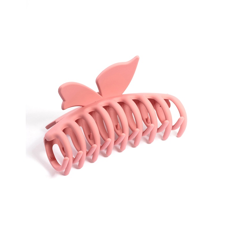 Blush Acrylic Butterfly Claw Clip