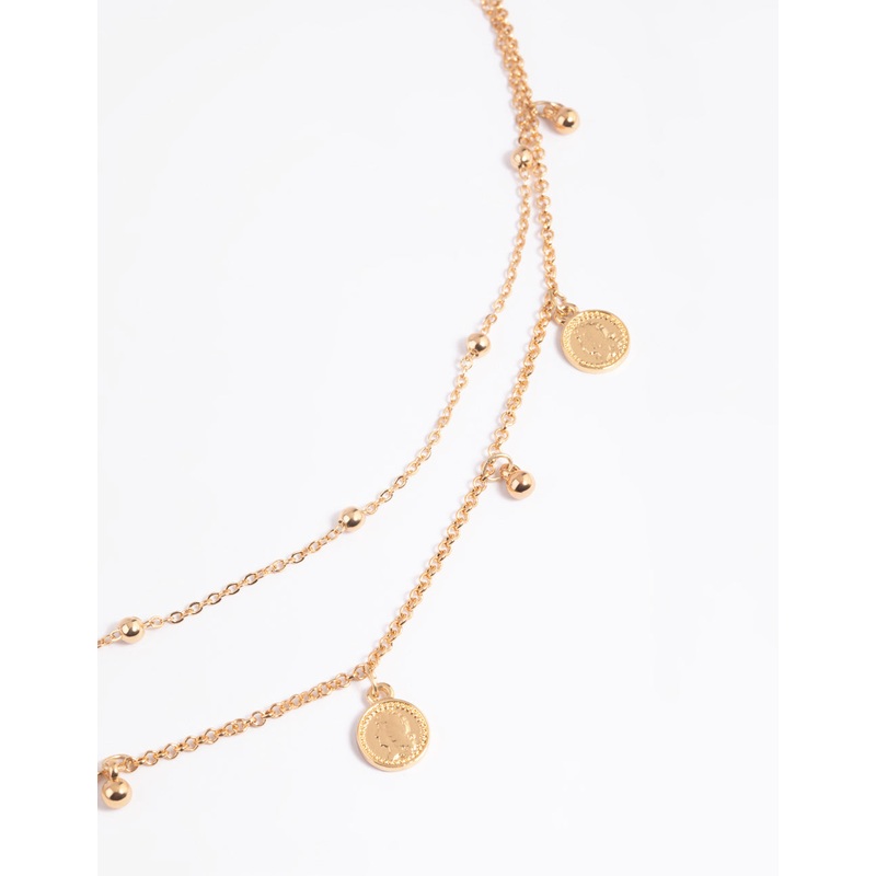 Gold Coin Layered Waist Chain