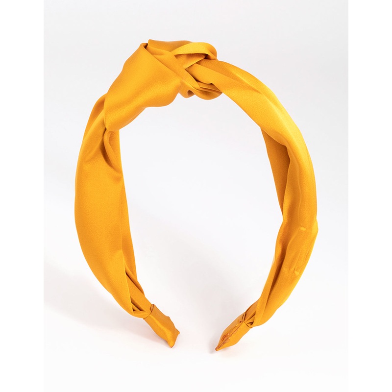 Yellow Twisted Knot Headband