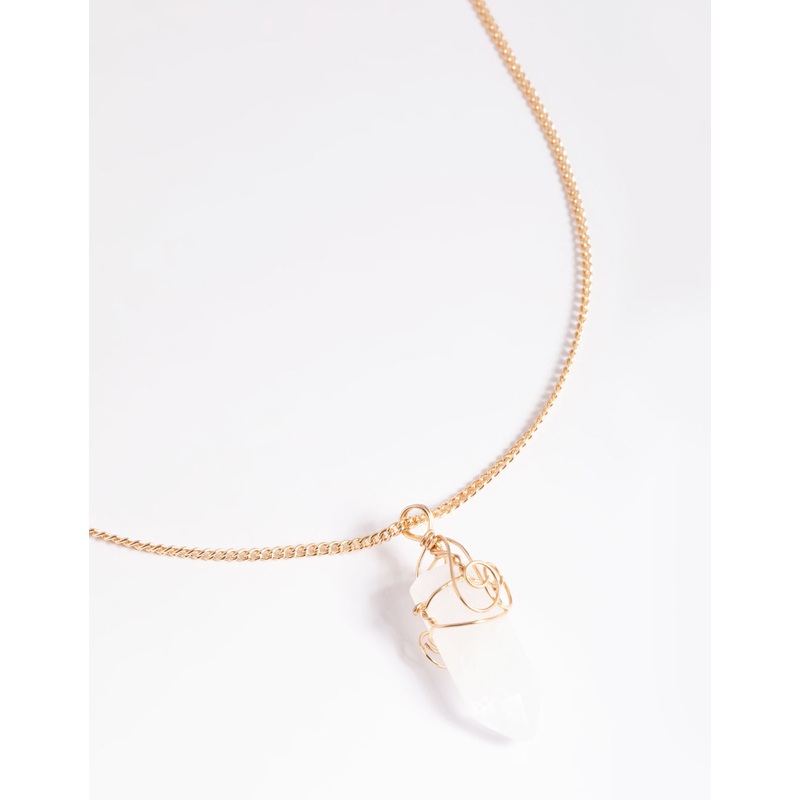 Clear Quartz Shard Necklace