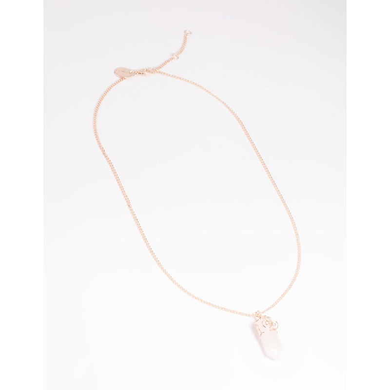 Rose Quartz Shard Necklace