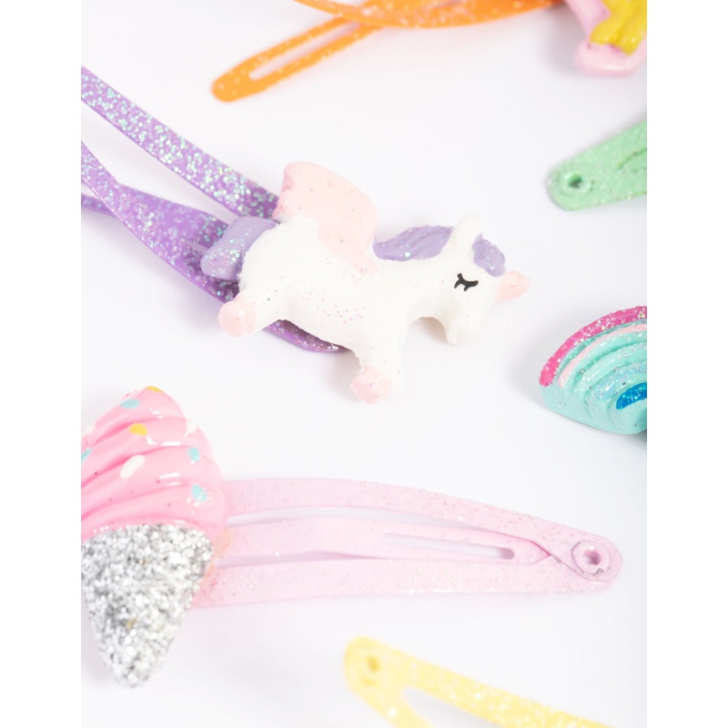Rainbow Summer Fun Snap Clips
