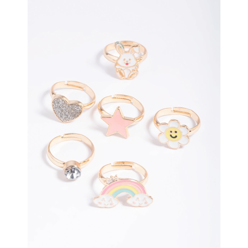 Kids Bunny Magic Ring 6-Pack